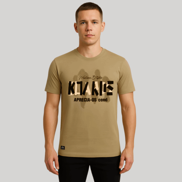 Cotton Spandex T-shirt with Graphic Print
